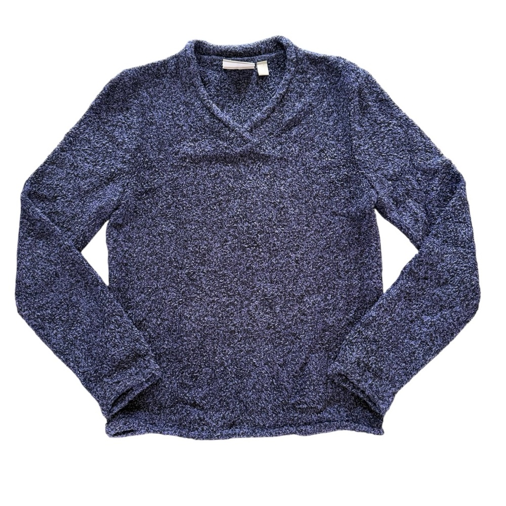 croft & barrow Navy Blue V-Neck Sweater